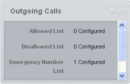 web outgoing calls